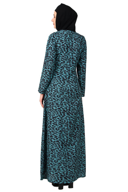 Printed Crepe Abaya AYP-474