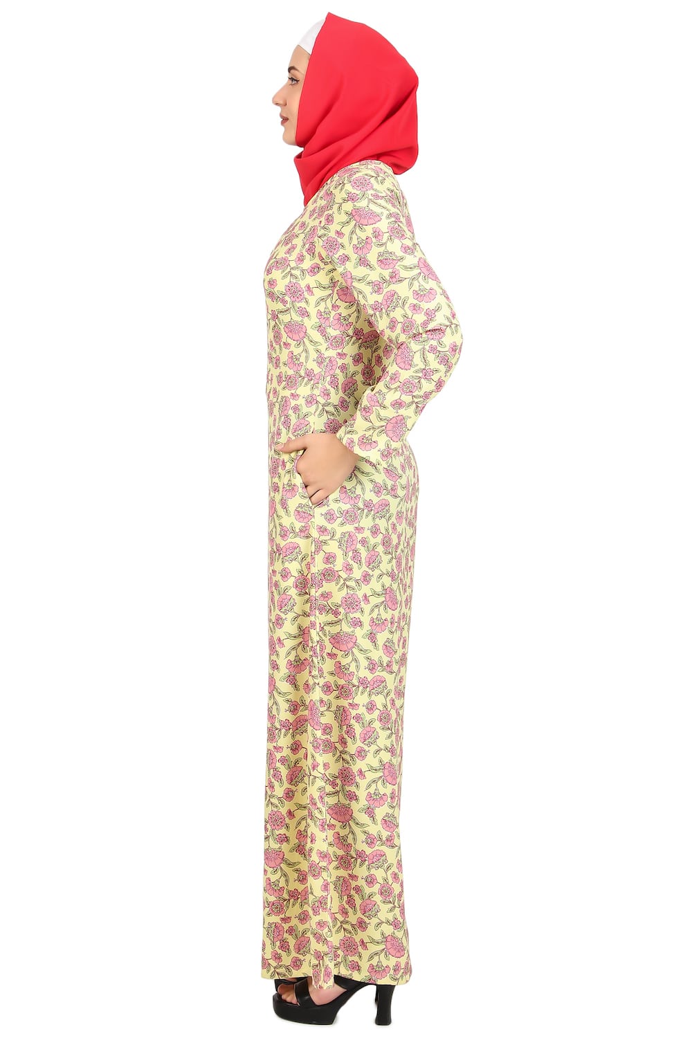 Printed Crepe Abaya AYP-488