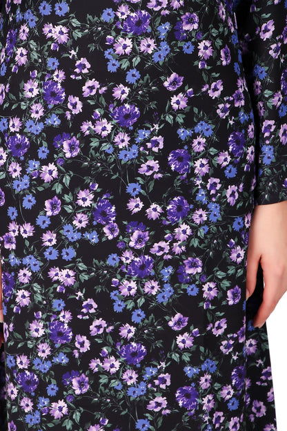 Printed Crepe Abaya AYP-490