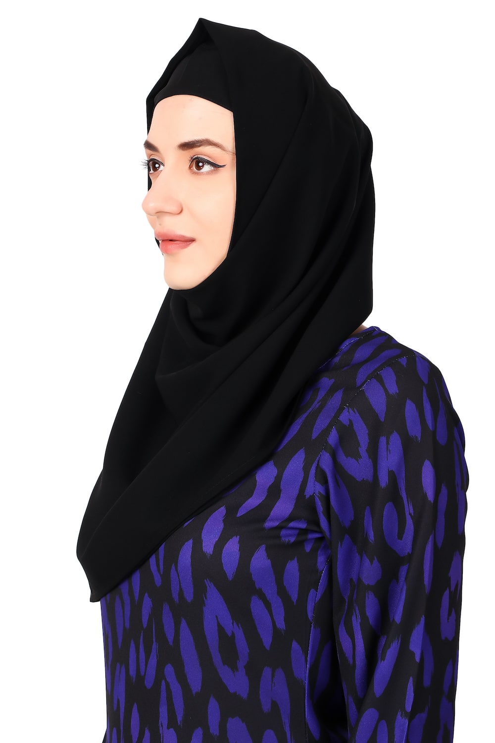 Printed Crepe Abaya AYP-495
