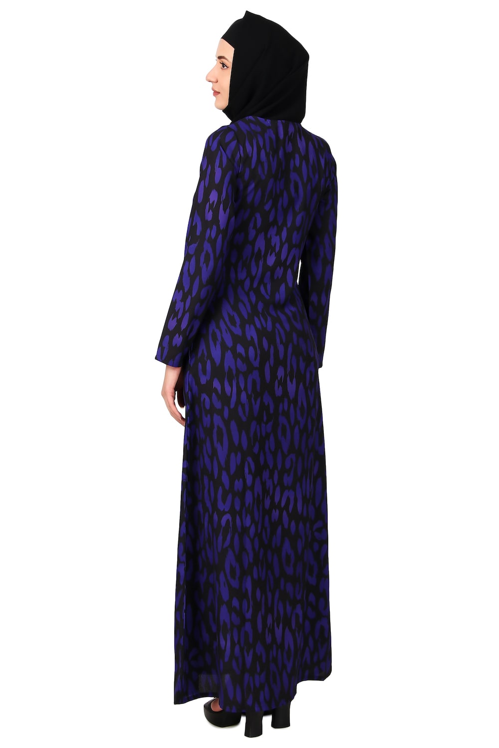 Printed Crepe Abaya AYP-495