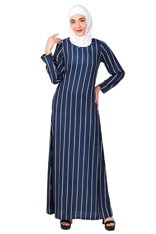 Printed Crepe Abaya AYP-497