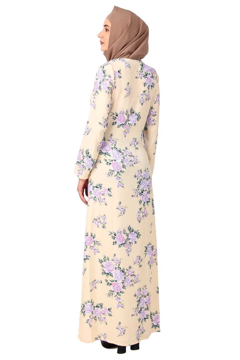 Printed Crepe Abaya AYP-500