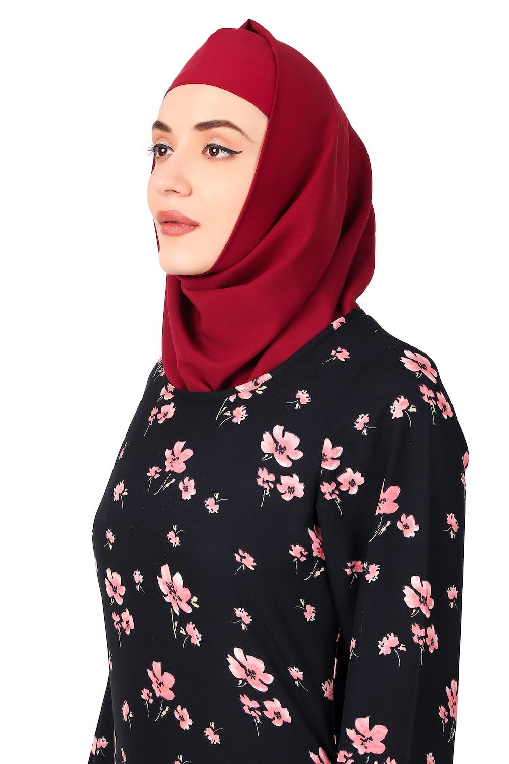 Printed Crepe Abaya AYP-501