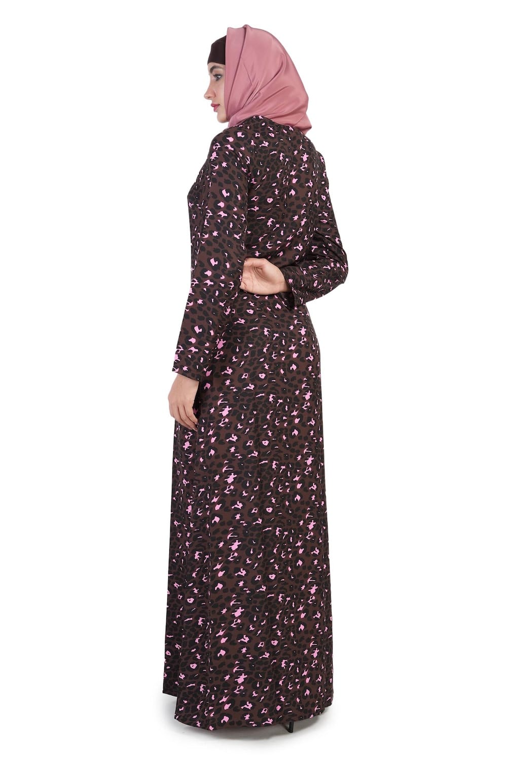 Printed Crepe Abaya AYP-505