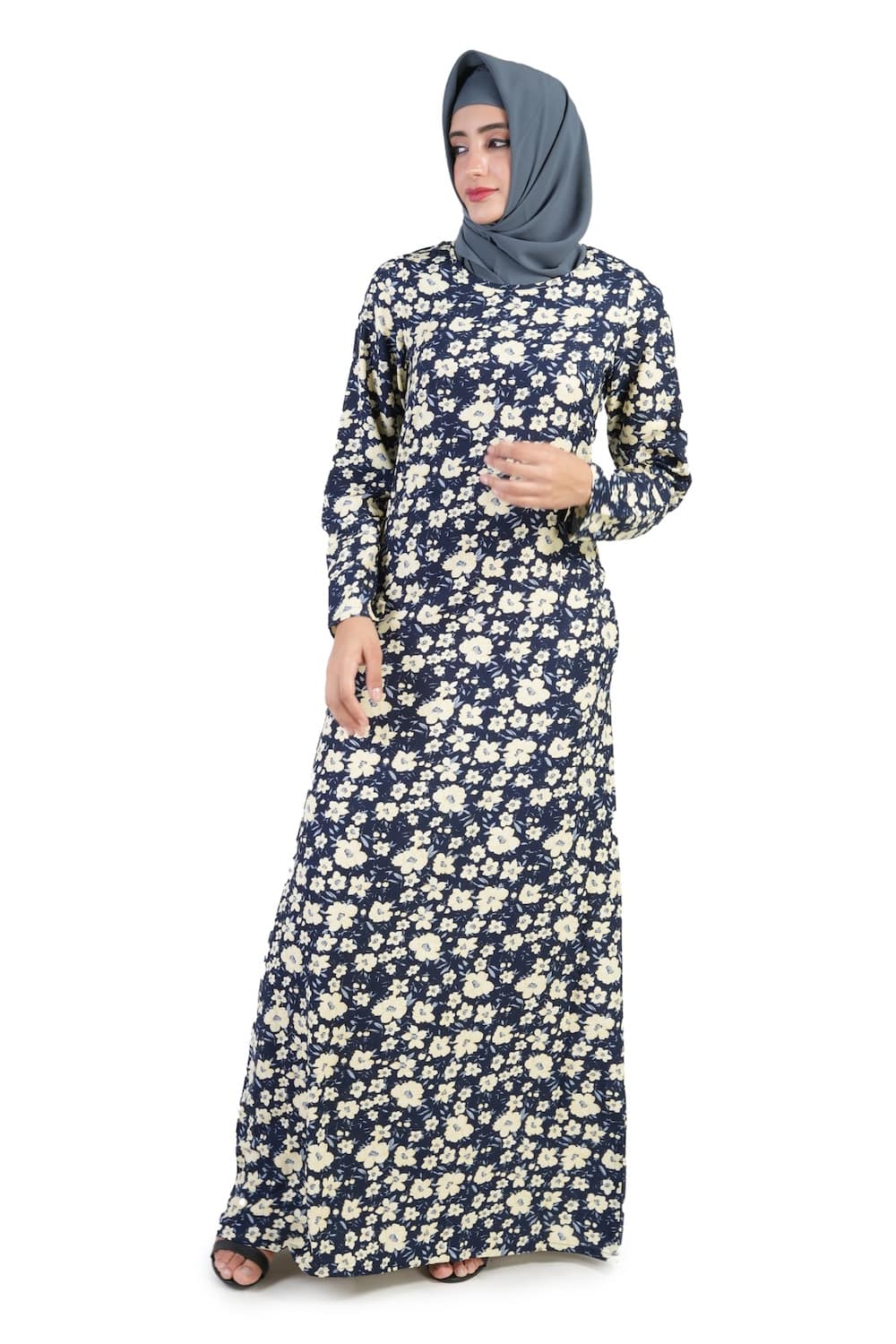 Printed Crepe Abaya AYP-507