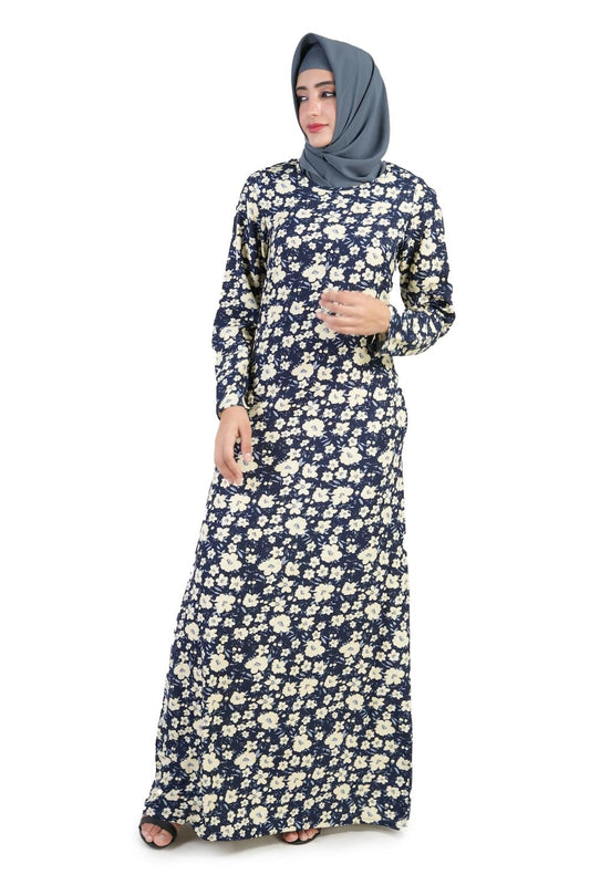 Printed Crepe Abaya AYP-507
