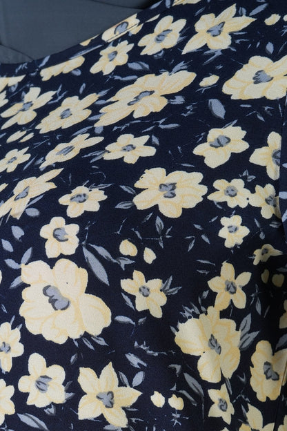 Printed Crepe Abaya AYP-507