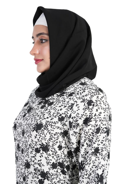 Printed Crepe Abaya AYP-508