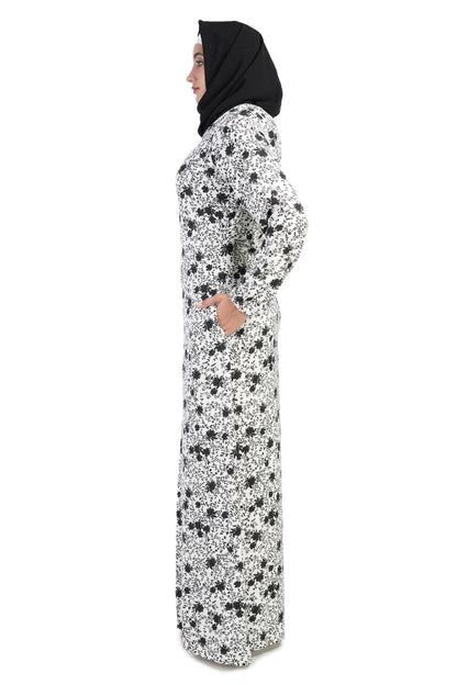 Printed Crepe Abaya AYP-508