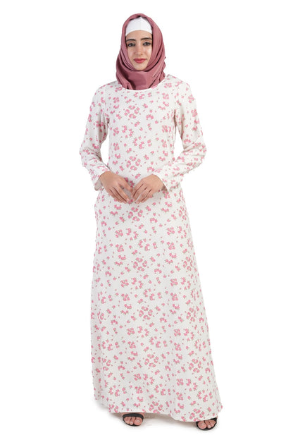 Printed Crepe Abaya AYP-509