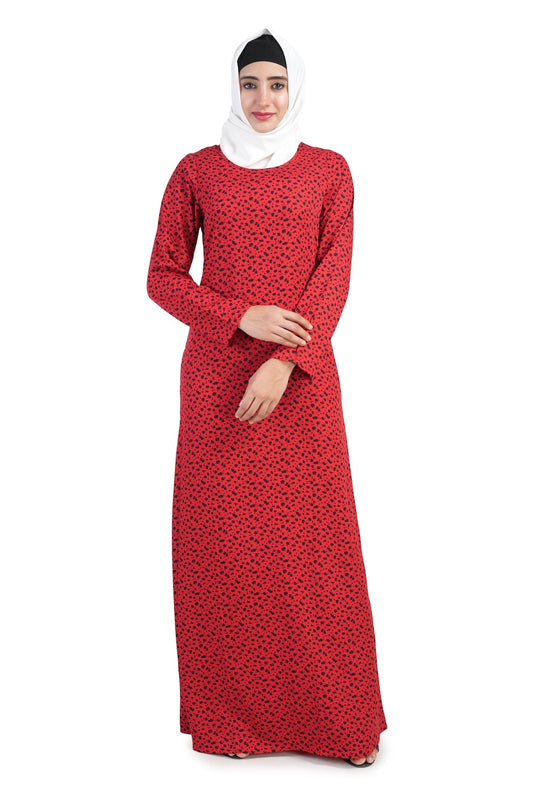 Printed Crepe Abaya AYP-512