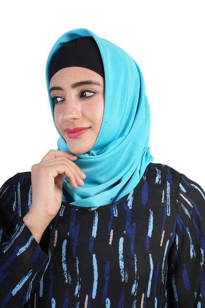 Printed Crepe Abaya AYP-513