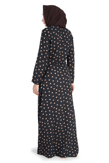 Printed Crepe Abaya AYP-514