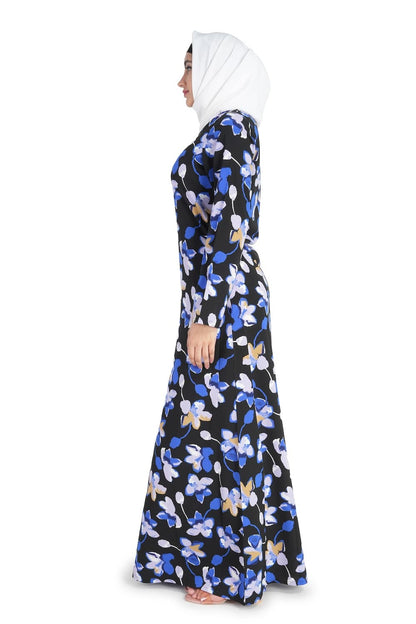 Printed Crepe Abaya AYP-515