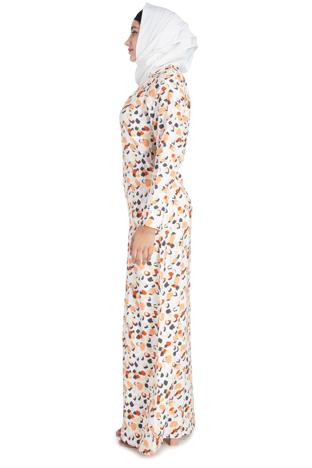 Printed Crepe Abaya AYP-516