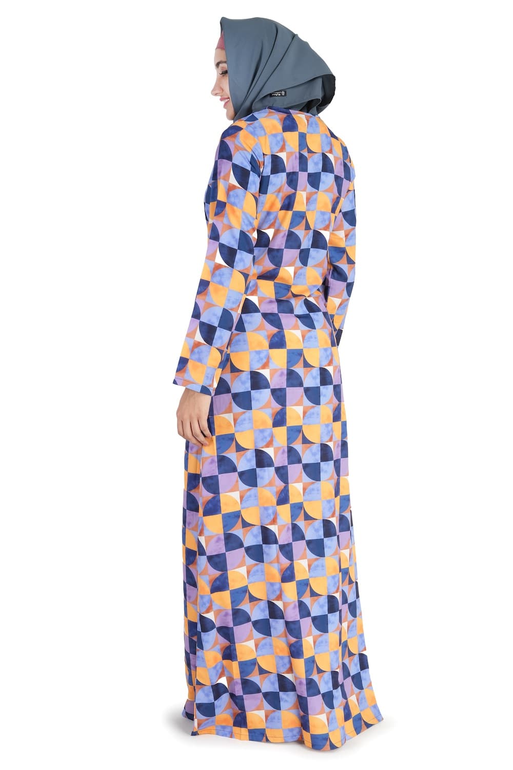 Printed Crepe Abaya AYP-521