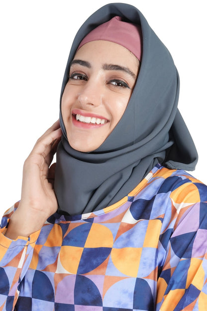 Printed Crepe Abaya AYP-521