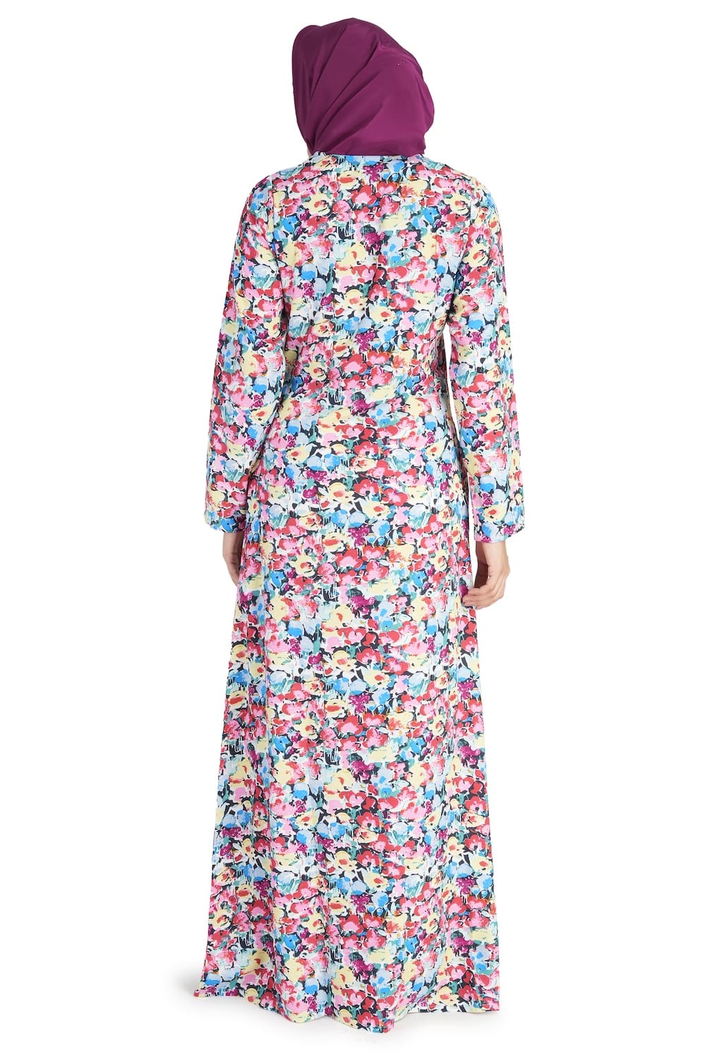 Printed Crepe Abaya AYP-522