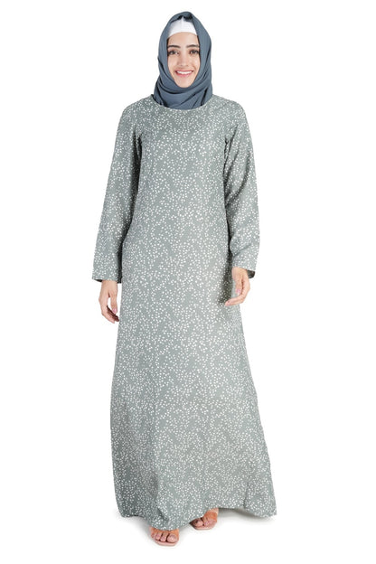 Printed Crepe Abaya AYP-525