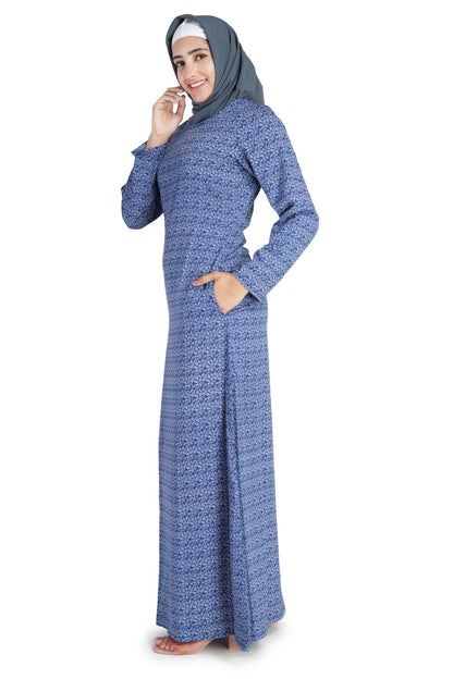 Printed Crepe Abaya AYP-526