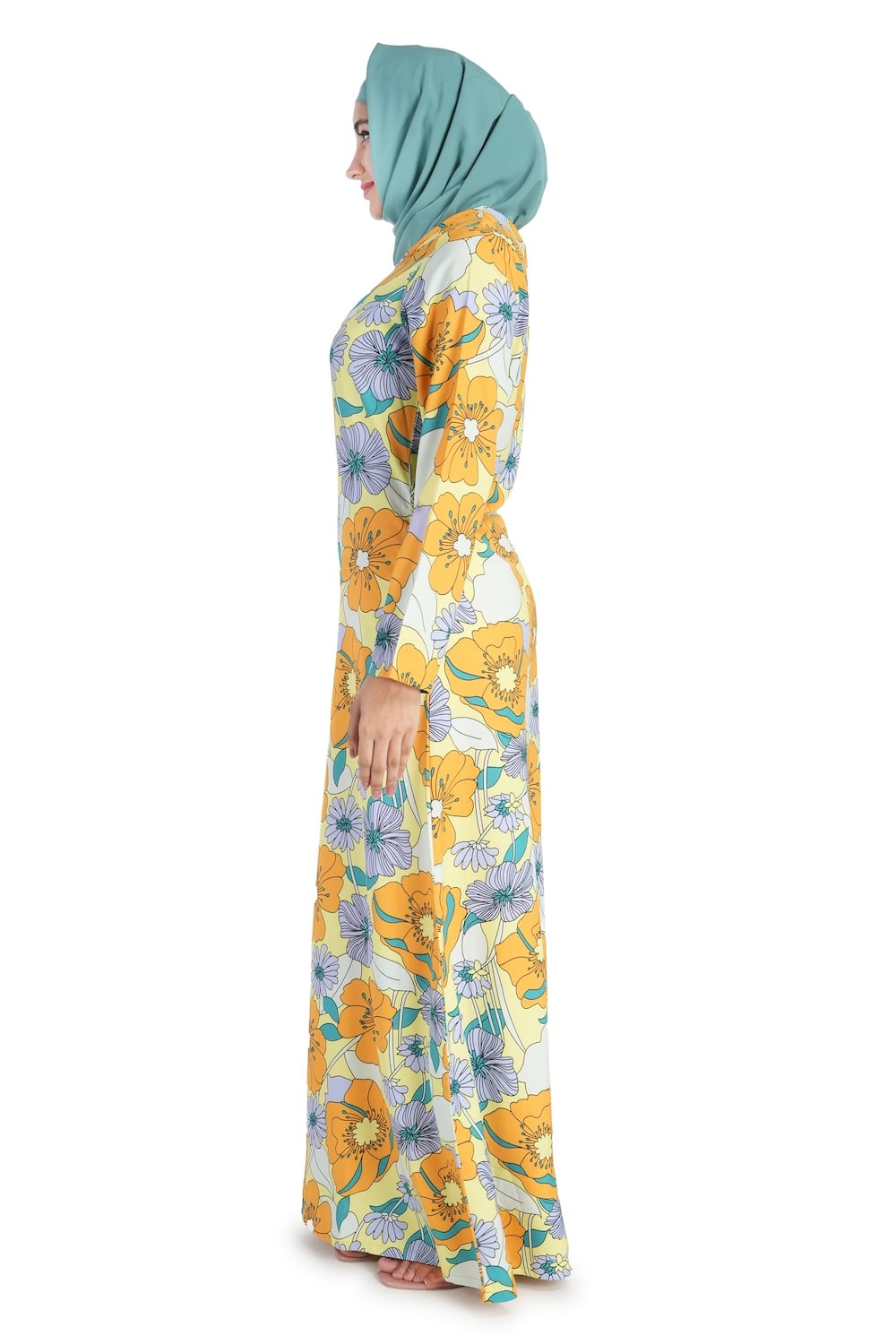 Printed Crepe Abaya AYP-530