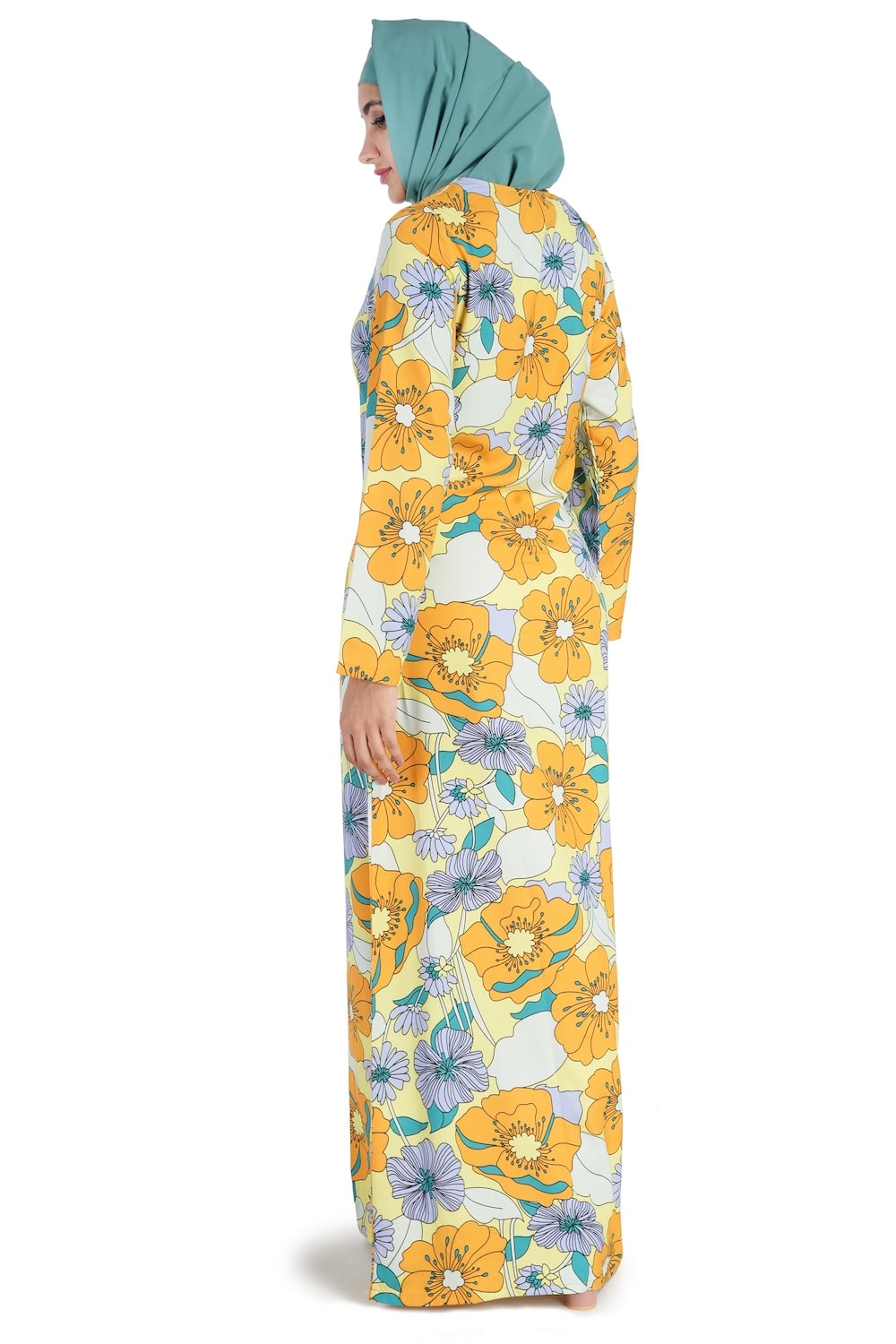 Printed Crepe Abaya AYP-530