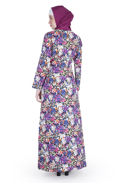Printed Crepe Abaya AYP-550