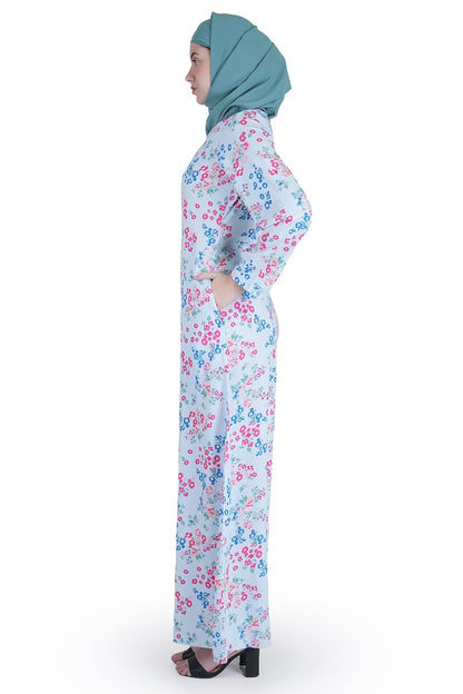 Printed Crepe Abaya AYP-552