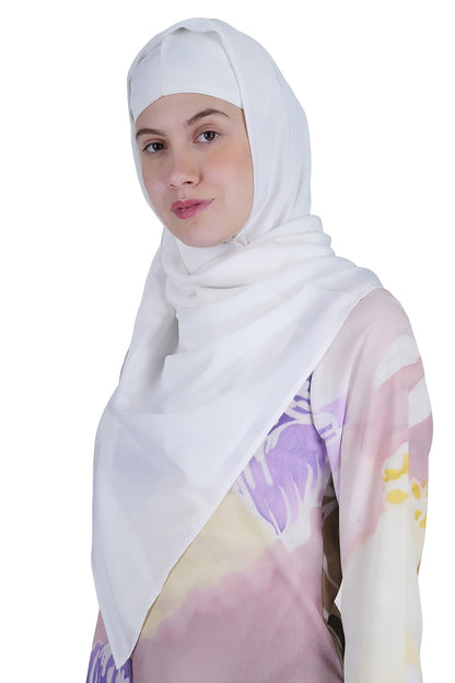 Printed Crepe Abaya AYP-553