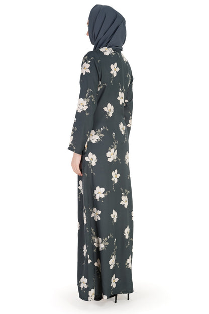 Printed Crepe Abaya AYP-574