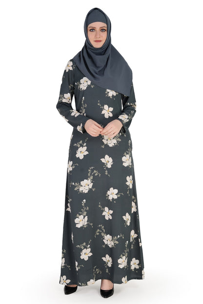 Printed Crepe Abaya AYP-574