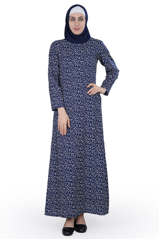Printed Crepe Abaya AYP-587