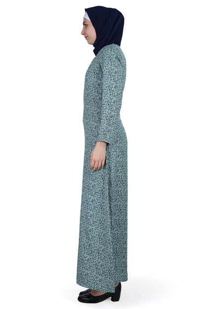 Printed Crepe Abaya AYP-589