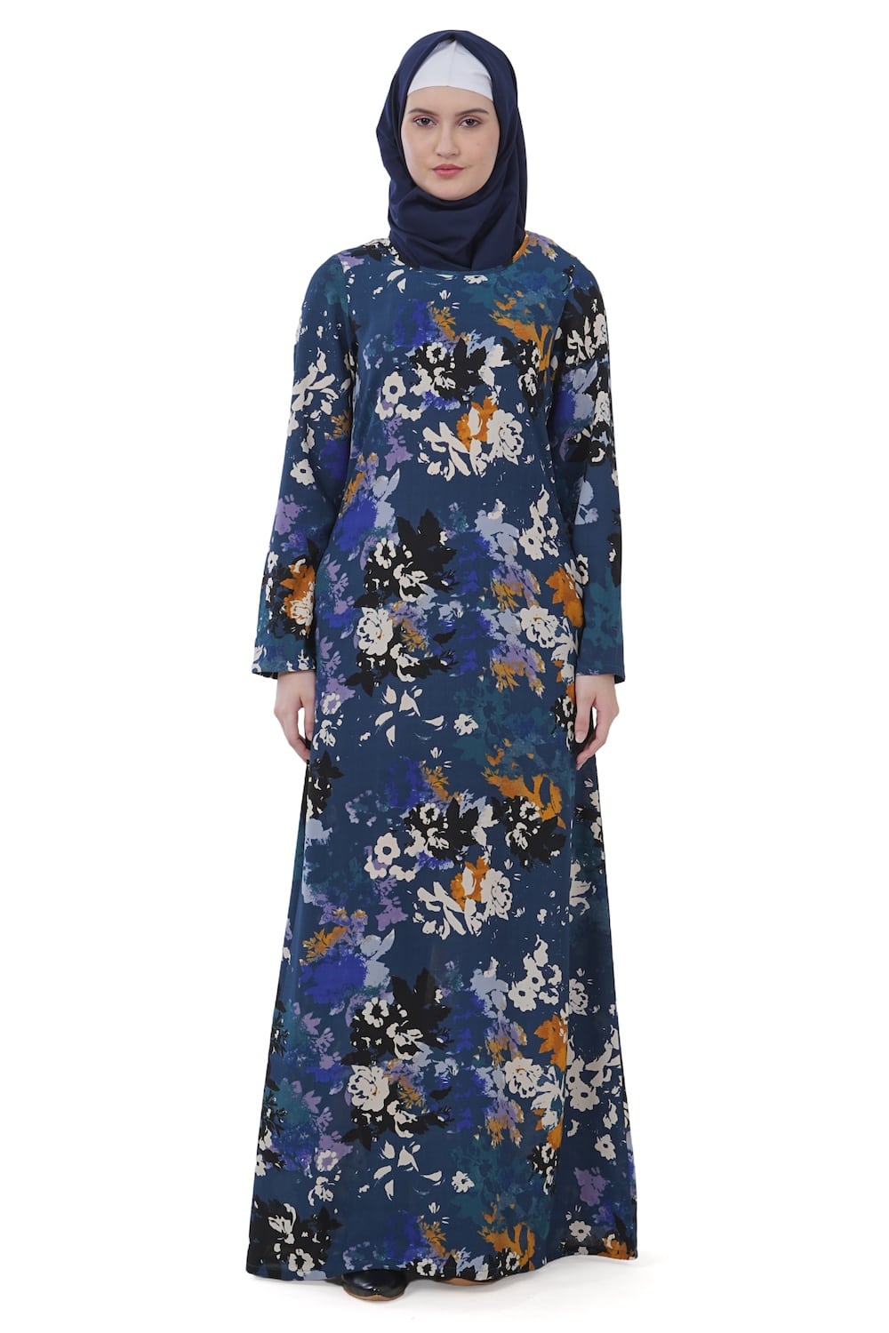 Printed Crepe Abaya AYP-603