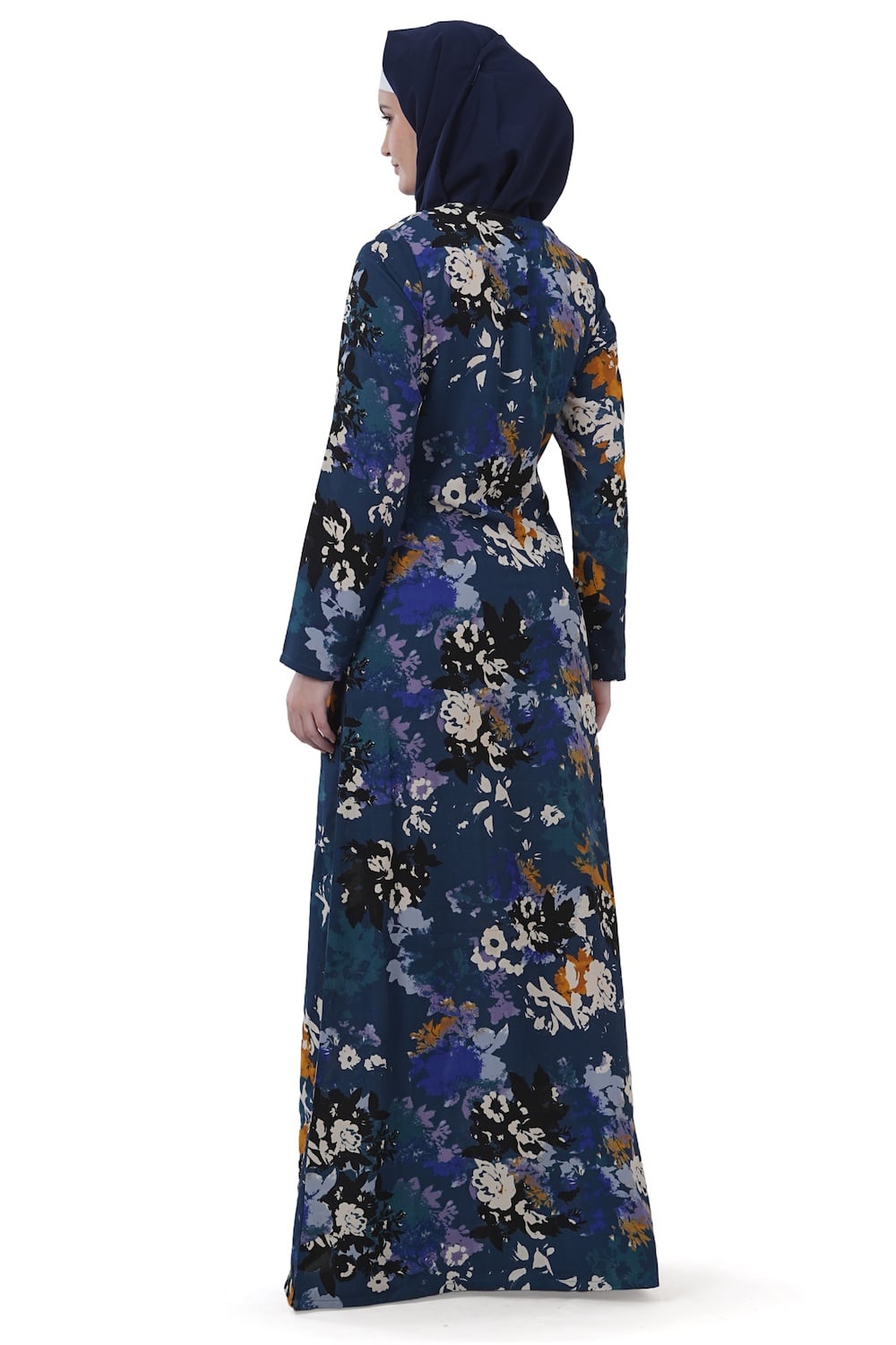 Printed Crepe Abaya AYP-603