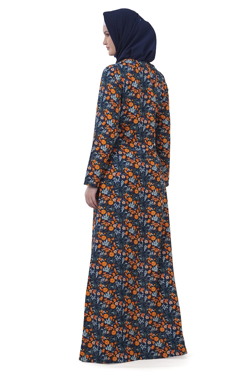 Printed Crepe Abaya AYP-604