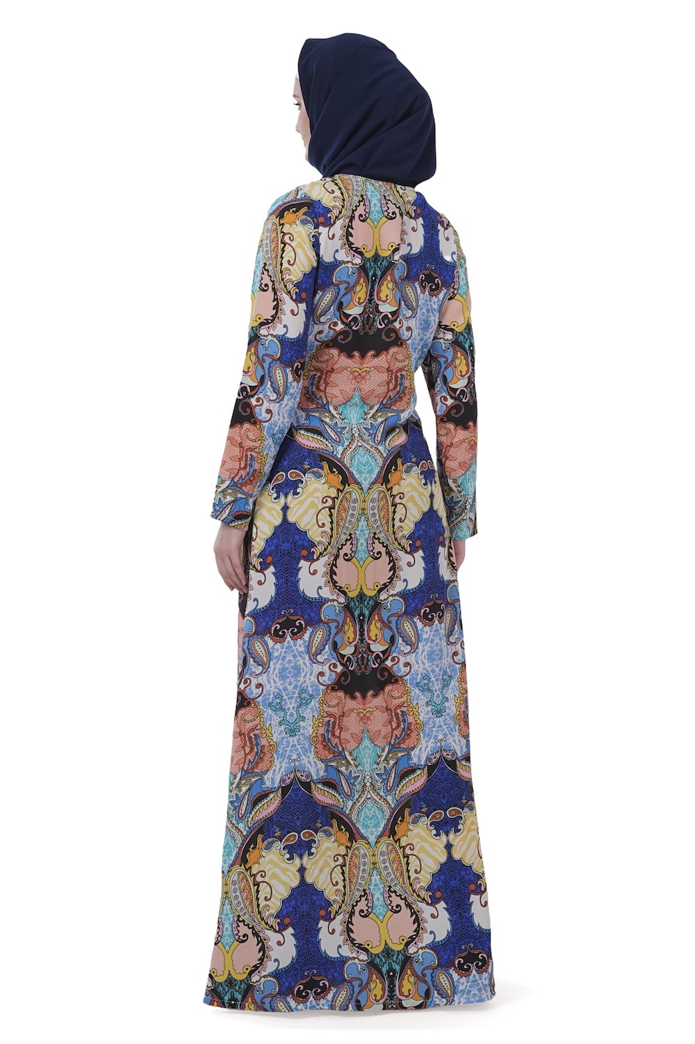 Printed Crepe Abaya AYP-606