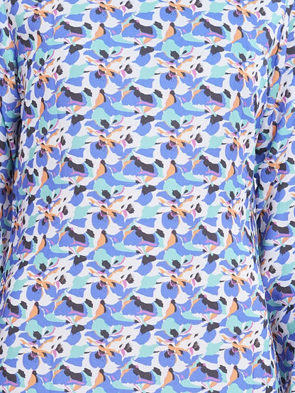 Printed Crepe Abaya AYP-619