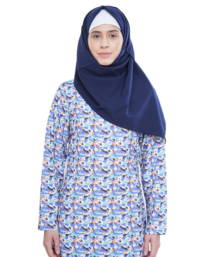 Printed Crepe Abaya AYP-619