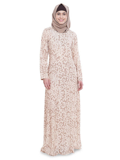 Printed Crepe Abaya AYP-620