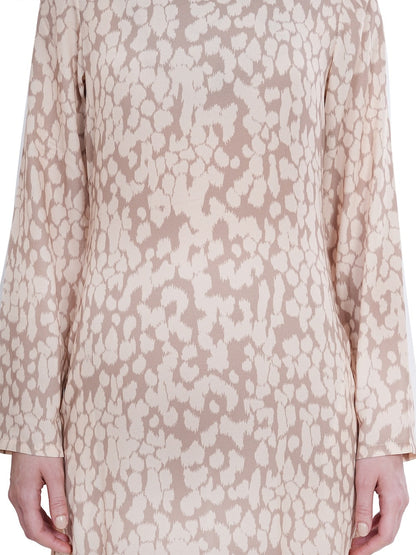 Printed Crepe Abaya AYP-620