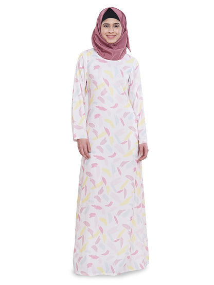 Printed Crepe Abaya AYP-623