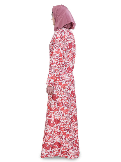 Printed Crepe Abaya AYP-624