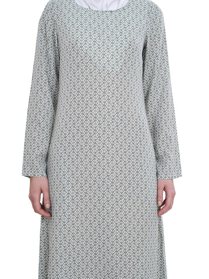 Printed Crepe Abaya AYP-630