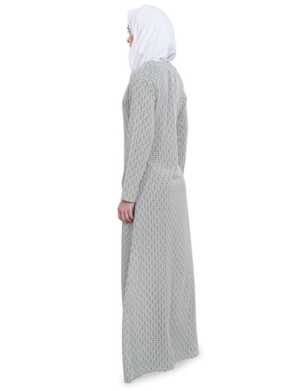 Printed Crepe Abaya AYP-630