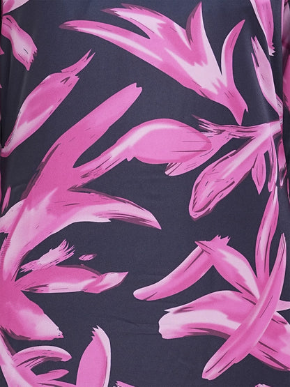 Printed Crepe Abaya AYP-631