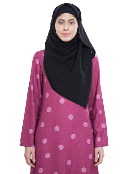 Printed Crepe Abaya AYP-634