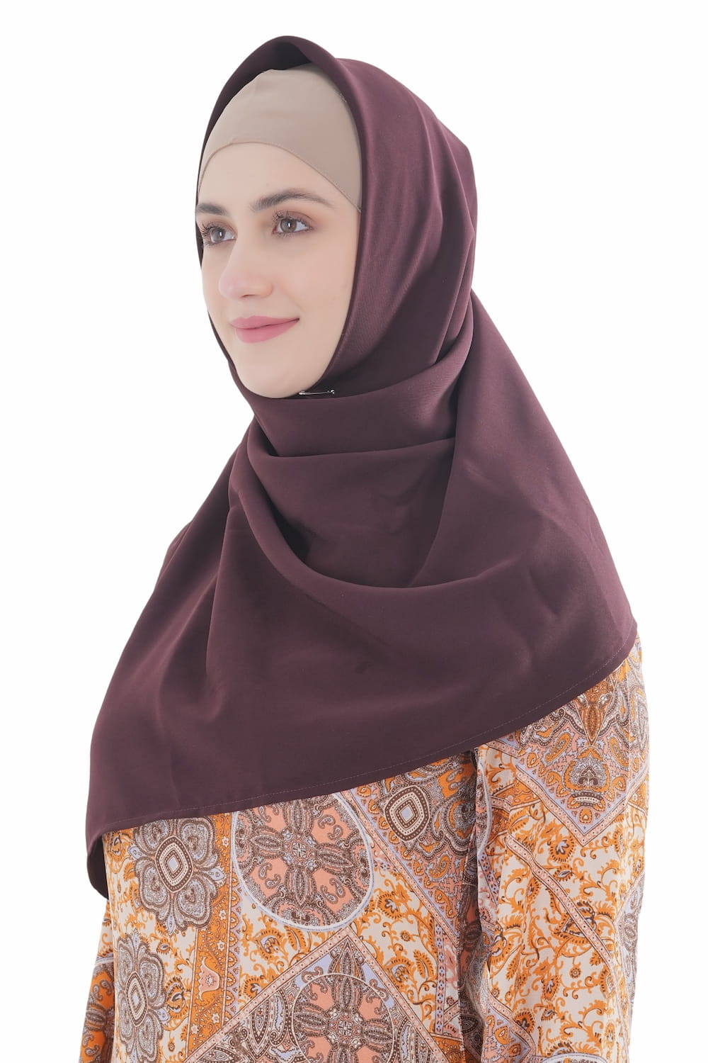 Printed Crepe Abaya AYP-636