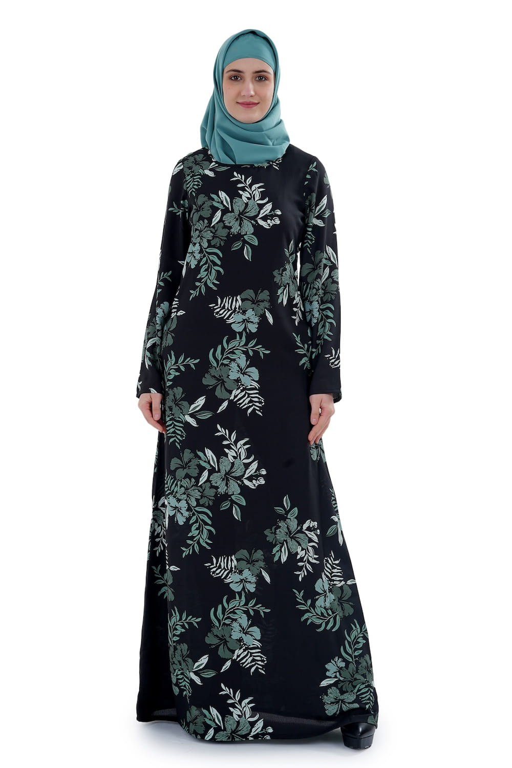 Printed Crepe Abaya AYP-638